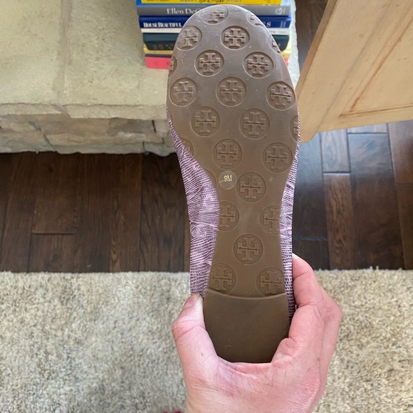 Tory Burch Purple snakeskin flats - Picture 3 of 5